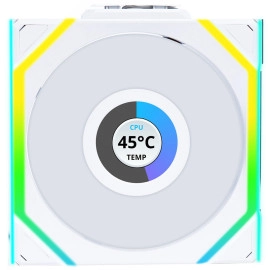 Lian Li UNI Fan SL Wireless 120mm ARGB Fan - Single Pack - 2.4 GHz Wireless Signal for RGB & Fans Control - Daisy-Chain Design - Controller NOT Included & Required - Black (12SL1W1B)