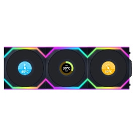 3 x 120mm, Black +$105.00