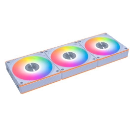 Lian Li UNI Fan CL120 ARGB 120mm PWM Fans - Triple Pack - 2.4 GHz Wireless Signal RGB & PC Case Fans Control - Daisy-Chain - Dual Light Zones - FDB - Controller Included & Required - Black (12CL1W3B)
