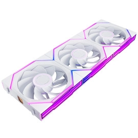 AsiaHorse Nyota Ultra 120mm PC Case Fan - Space-Inspired Design (Infinity Mirror + RGB Ring), 9 Blades 58.5 CFM, Modular Build, Ultra-Quiet Silicone Pads, PWM Control-Quiet Hydro Bearing