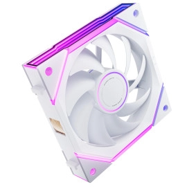 AsiaHorse Nyota Ultra 120mm PC Case Fan - Space-Inspired Design (Infinity Mirror + RGB Ring), 9 Blades 58.5 CFM, Modular Build, Ultra-Quiet Silicone Pads, PWM Control-Quiet Hydro Bearing