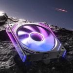 AsiaHorse Dawn Pro 120mm Case Fan, ARGB PWM 1850RPM / 68CFM Airflow, Forward & Reverse Blade Design, Low Noise, Precision HDB Bearings High Performance Unit PC Fan Modular Daisy Chain