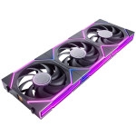 AsiaHorse Nyota Ultra 120mm PC Case Fan - Space-Inspired Design (Infinity Mirror + RGB Ring), 9 Blades 58.5 CFM, Modular Build, Ultra-Quiet Silicone Pads, PWM Control-Quiet Hydro Bearing