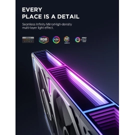 Asiahorse Dawn 120mm Case Fan, ARGB PWM 1850RPM/71CFM Airflow, Forward & Reverse Blade Design, Low Noise, Precision HDB Bearings High Performance RGB PC Fan Modular Connection