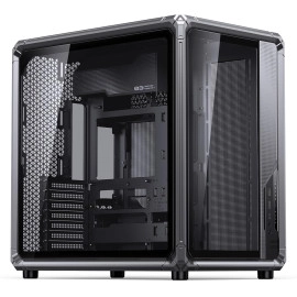 JONSBO X400 Gray ATX PC Case, Back-Connect Desktop Case,MB Auxiliary Air Guidance Cooling System, E-Sport Assistant,2 Sides SP 360 AIO,SP 427mm GPU, ATX<180mm,Compatibility/Heat Dissipation,Gray