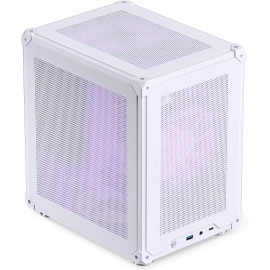 JONSBO C6 Black Mini MATX Mesh PC Case,Simple Compact Desktop Micro ATX Chassis,Upper Cover/Side Panel Tool-Free Open pc case, ATX Power Bite (L185mm Max.),Support 75mm CPU Cooler,GPU200-255mm