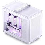 ​JONSBO C6 MAX White Micro ATX PC Case,Matx Handled Mesh Chassis,1-Side Penetration, Simple Compact Desktop Computer case, ATX Power Bite (L220mm Max.), 170mm H CPU Cooler,Panels Tool-Free Open,White