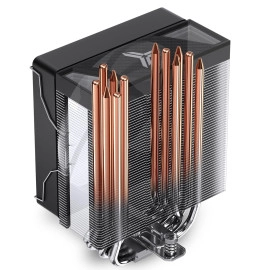 JONSBO CR1000 V2 PRO ARGB CPU Cooler,Silent Series Cooling, CPU Fan Air Cooler H154mm, 6 Copper Heat Pipe for AM4/AM5/Intel LGA1700, 120mm PWM 9-Blades Fan,Top Cover ARGB, Black