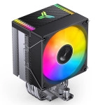 JONSBO CR1400 EVO CPU Cooler,ARGB Mute Series air Cooling, CPU Fan Height 130mm,92mm Fan Mini CPU Cooler,4 Copper Heat Pipes Air heatsink Tower Radiator, for AM5/AM4/Intel LGA1700/1851,Black