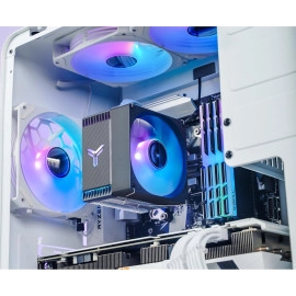 JONSBO CR1400 EVO CPU Cooler,ARGB Mute Series air Cooling, CPU Fan Height 130mm,92mm Fan Mini CPU Cooler,4 Copper Heat Pipes Air heatsink Tower Radiator, for AM5/AM4/Intel LGA1700/1851,Black