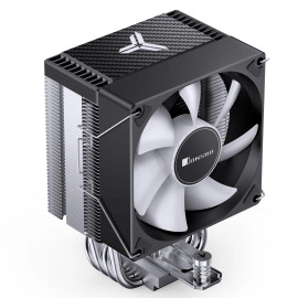 JONSBO CR1400 EVO CPU Cooler,ARGB Mute Series air Cooling, CPU Fan Height 130mm,92mm Fan Mini CPU Cooler,4 Copper Heat Pipes Air heatsink Tower Radiator, for AM5/AM4/Intel LGA1700/1851,Black