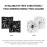 Lian Li UNI Fan TL LCD Wireless 140-Single Pack-2.4 GHz Wireless Signal 140MM ARGB Fan-Infinity Mirror-Daisy-Chain -Customizable Lighting Effects-Controller NOT Included &Required-Black(14TLLCD1W1B)