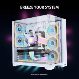 Lian Li UNI Fan SL LCD Wireless 120mm ARGB Fan - Triple Pack - 1.6