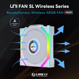 Lian Li UNI Fan SL LCD Wireless 120mm ARGB Fan - Single Pack - 1.6