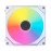 Lian Li UNI Fan SL-Infinity 140mm-Single Pack-ARGB Fan-Daisy-Chain Design-Infinity Mirror-Customizable Lighting Effects-Without Controller-White-(UF-SLIN140-1W)