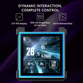 Lian Li Hydroshift II-S LCD 360 Liquid CPU Cooler - 3.4