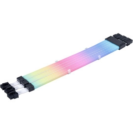 Lian Li Strimer Wireless 3x8-Pin (PW12-1W) - Addressable RGB Power Cable - 2.4 GHz Wireless Control with 410mm; 16.14 Inch Length - Light Guides - Controller NOT Included & Required