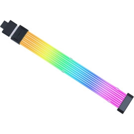 Lian Li Strimer Wireless 3x8-Pin (PW12-1W) - Addressable RGB Power Cable - 2.4 GHz Wireless Control with 410mm; 16.14 Inch Length - Light Guides - Controller NOT Included & Required