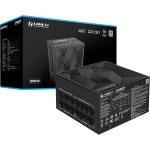 Lian Li SX Platinum 850W SXP Compact ATX Form Factor Power Supply w/ 12V-2x6 Cable - ATX 3.1 & PCIE 5.1 Compliant - 140mm Fan - Full Modular - 10 Year Warranty - Black (SX0850P.B)
