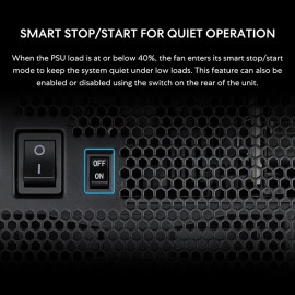 Lian Li SX Platinum 850W SXP Compact ATX Form Factor Power Supply w/ 12V-2x6 Cable - ATX 3.1 & PCIE 5.1 Compliant - 140mm Fan - Full Modular - 10 Year Warranty - Black (SX0850P.B)