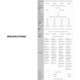 Lian Li EDGE1000W Fully Modular Low-Noise ATX Power Supply - ATX 3.1 & PCIE 5.1 Compliant - Cybenetics Gold Efficiency - 12V-2x6 Cable - L-Shape Design - with USB/Fan Hub - Black (EG1000G.BH)