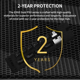 Lian Li Universal USB & PWM Fan Hub, Fan Controller with 4 USB Headers - 6 Fan Ports - Magnetic Mounting - 5V/4PIN - PSU/Motherboard Universal Case Compatibility - Black (EG-HUB01B)