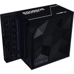Lian Li EDGE850W Fully Modular Low-Noise ATX Power Supply - ATX 3.1 & PCIE 5.1 Compliant - Cybenetics Gold Efficiency - 12V-2x6 Cable - L-Shape Design - Without USB/Fan Hub - Black (EG0850G.B)