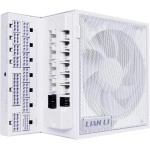 Lian Li EDGE1000W Fully Modular Low-Noise ATX Power Supply - ATX 3.1 & PCIE 5.1 Compliant - Cybenetics Gold Efficiency - 12V-2x6 Cable - L-Shape Design - with USB/Fan Hub - White (EG1000G.WH)