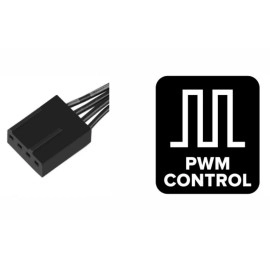 Lian Li 4-Pin LCD Fan Receiver, Works for UNI Fan SL LCD and TL LCD Wireless Fans (RF-R-LCD-B) - Black