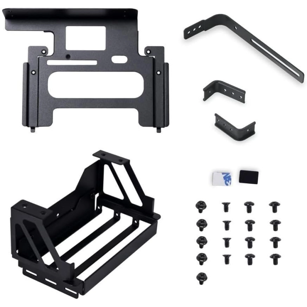 Lian-Li O11DE-9X Upright GPU Bracket Upgrade Kit for 40 Series GPU Compatilble with O11 Dynamic EVO Black,and Silver Riser Cable Not Included - O11DE-9X