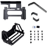 Lian-Li O11DE-9X Upright GPU Bracket Upgrade Kit for 40 Series GPU Compatilble with O11 Dynamic EVO Black,and Silver Riser Cable Not Included - O11DE-9X