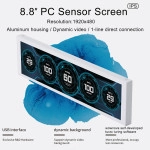 TURZX 8.8" Ultra-Wide Smart Display - Internal PC Hardware Monitor