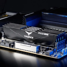 TEAMGROUP T-Force Vulcan DDR5 32GB (2x16GB) 6000MHz (PC5-48000) CL30 Intel XMP 3.0 & AMD Expo Compatible Desktop Memory Ram Black FLBD532G6000HC30DC01